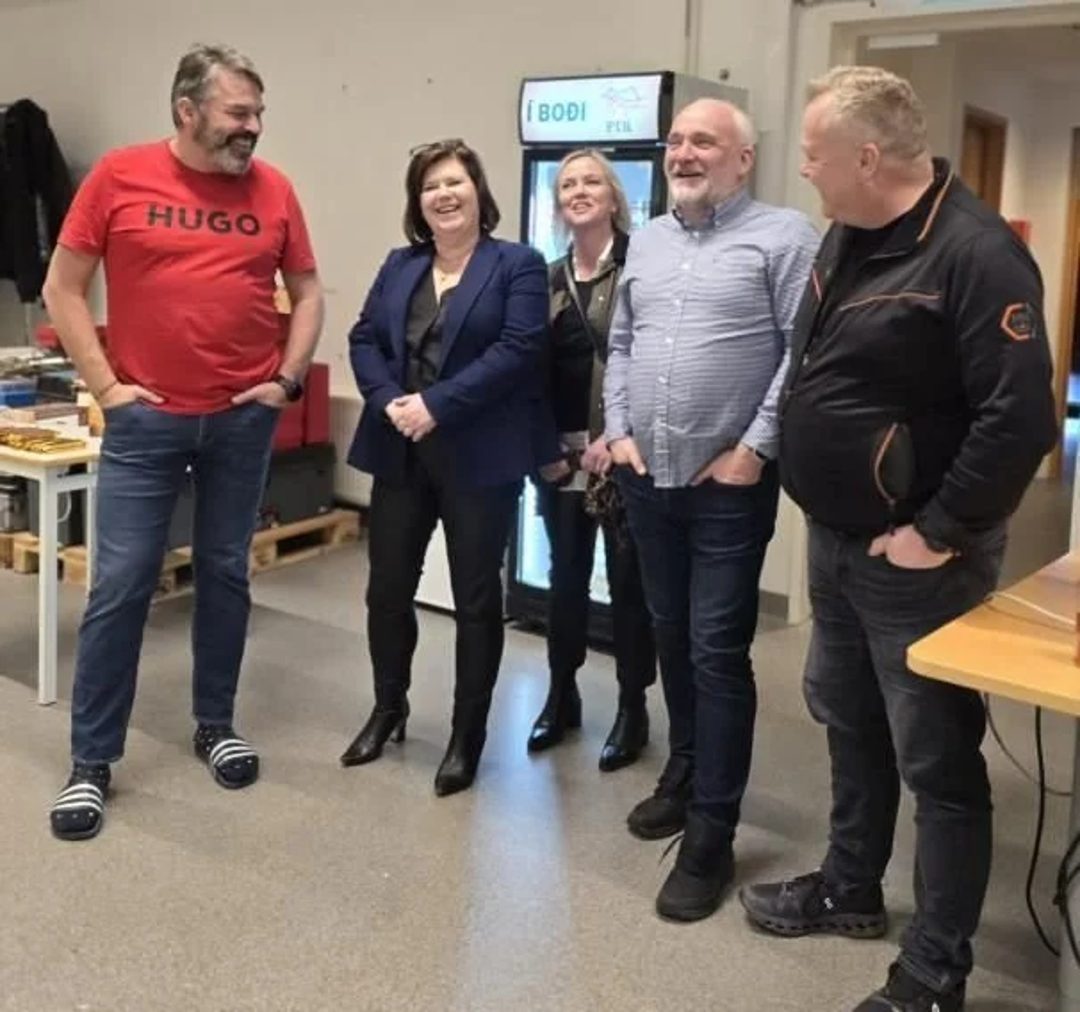 Heimsókn frá mennta- og barnamálaráðherra