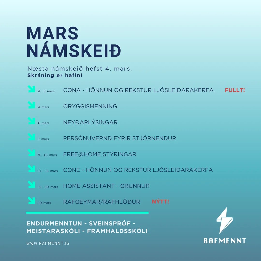 Skaraðu fram úr í mars ☄️
