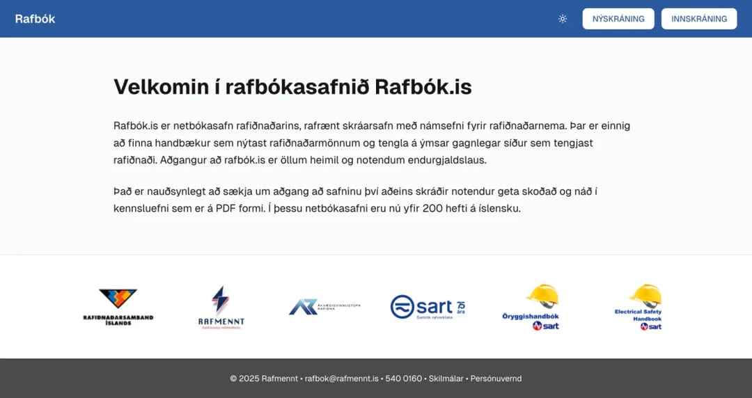 Rafbók.is með nýjum möguleikum