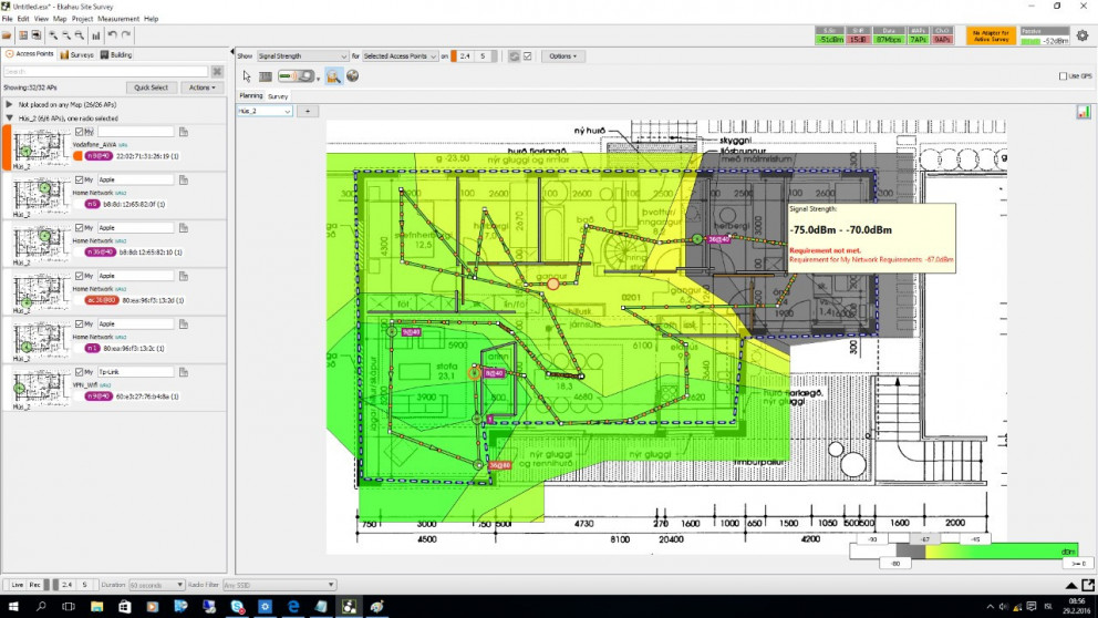 Kvöldfyrirlestur: Þráðlaust Tölvunet hönnun og mælingar