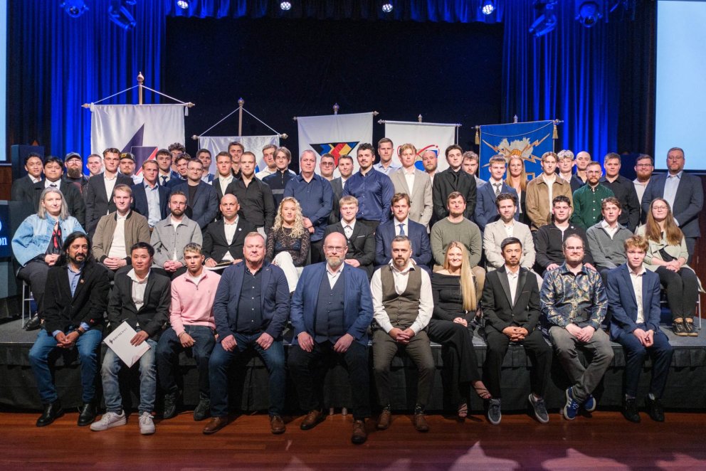Nýsveinar í rafiðngreinum á Hilton Reykjavík Nordica 18. september.