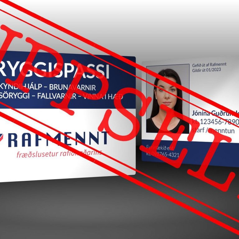 Öryggispassi Rafmenntar