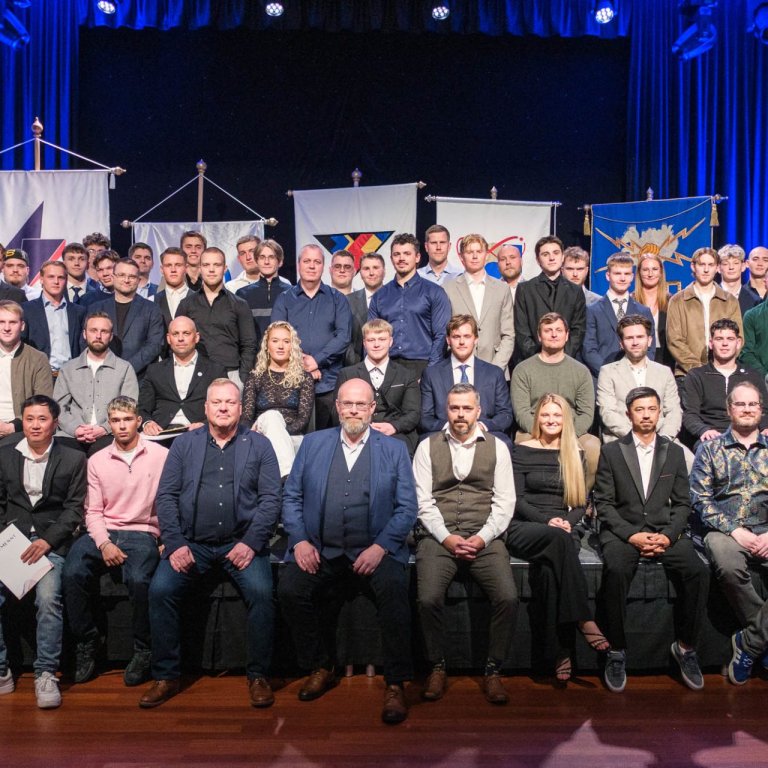 Nýsveinar í rafiðngreinum á Hilton Reykjavík Nordica 18. september.