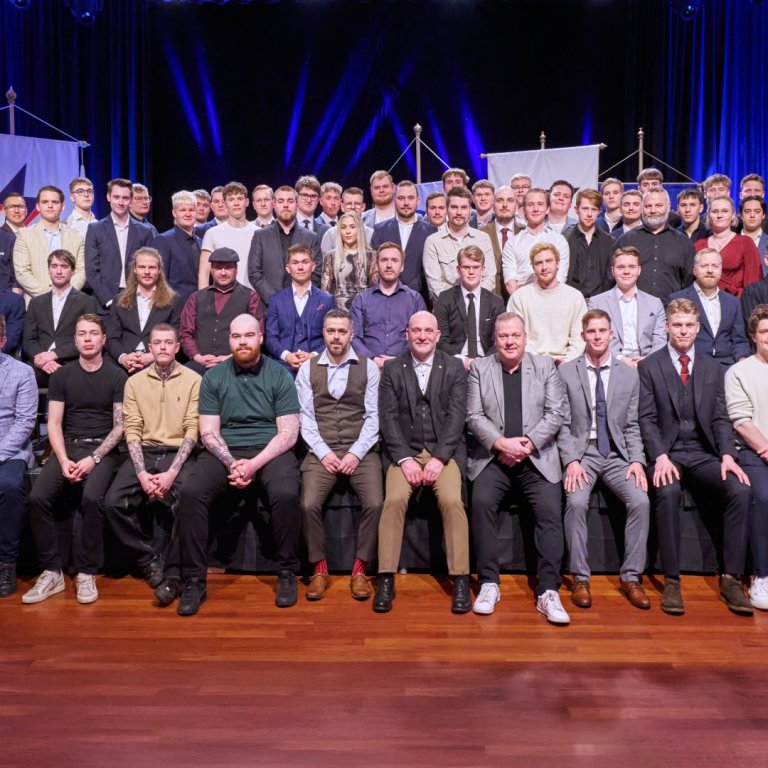 Frá afhendingu á Hilton Reykjavík Nordica