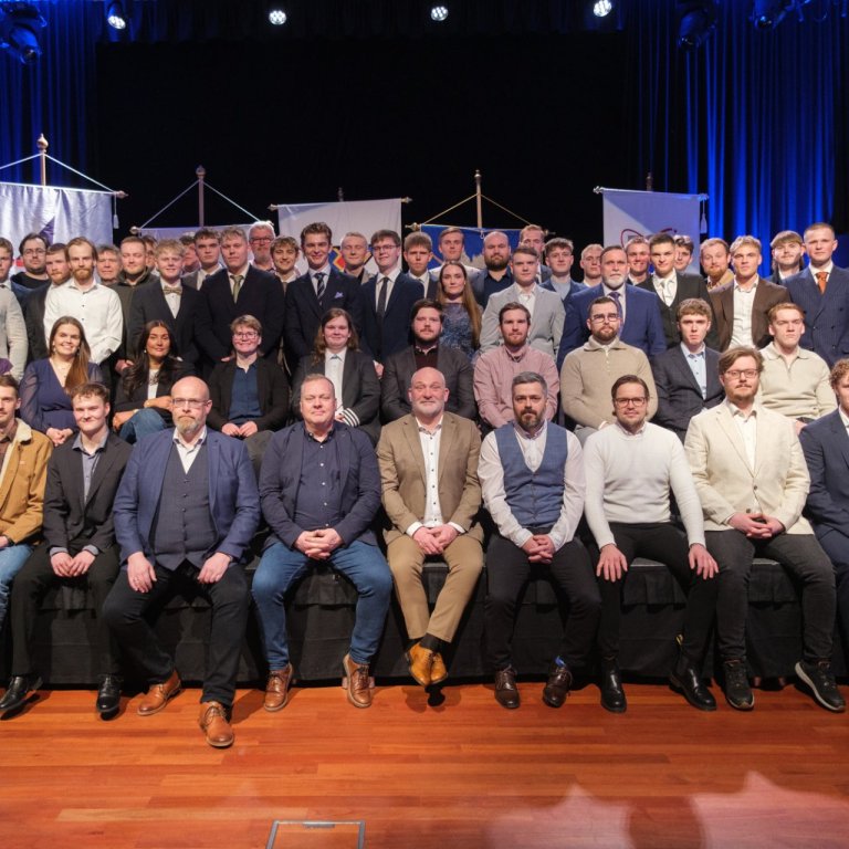 Frá afhendingu sveinsbréfa í apríl á Hilton Nordica.