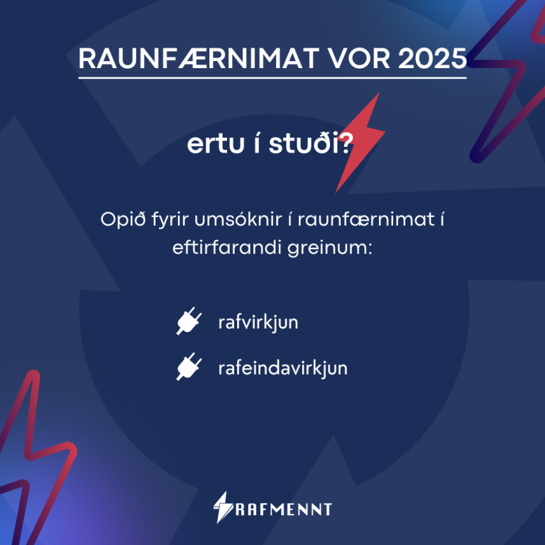 Raunfærnimat vor 2025