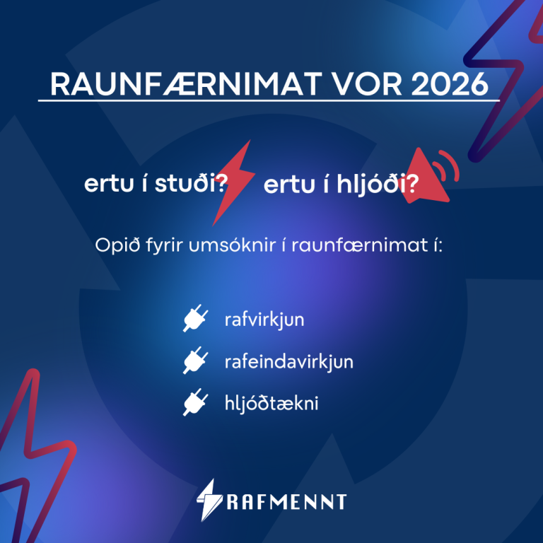 Raunfærnimat Vor 2025