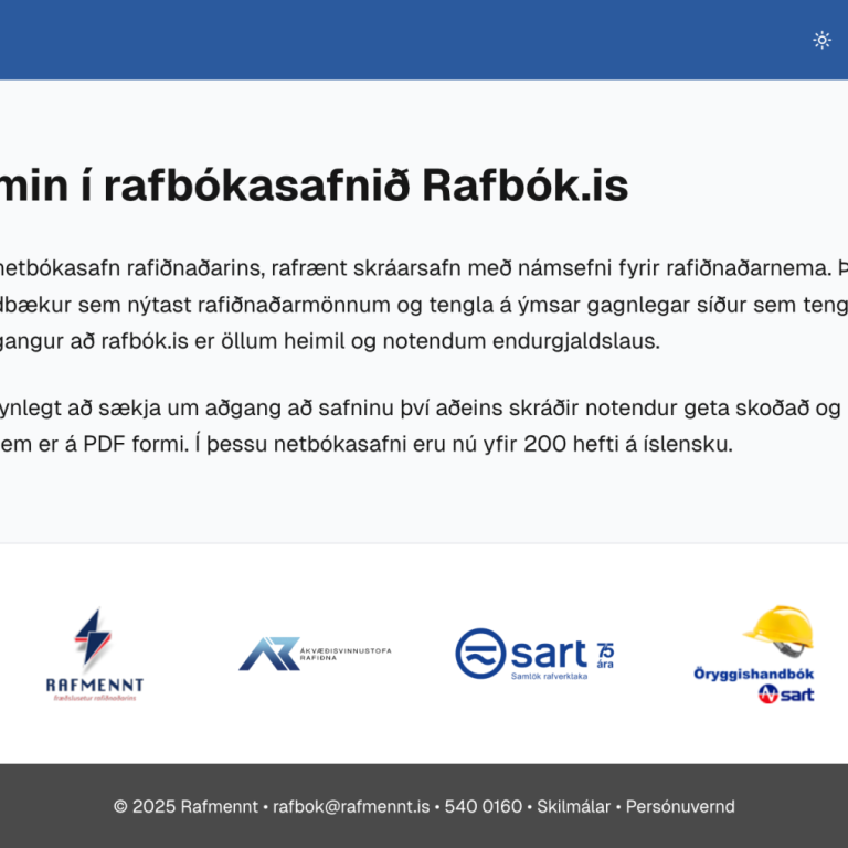 Rafbók.is með nýjum möguleikum